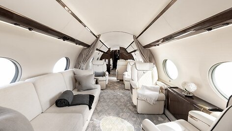 Jurijaus &Scaron;eflerio lėktuvas &bdquo;Gulfstream G650&ldquo;