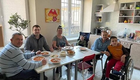 Jurgitos Minderytės globojami pabėgėliai i&scaron; Ukrainos