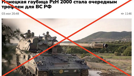 Žiną apie tariamai iš Ukrainos perimtą haubicą išplatino rusiški tinklalapiai, remdamiesi Vokietijos laikraščiu &bdquo;Bild&ldquo;