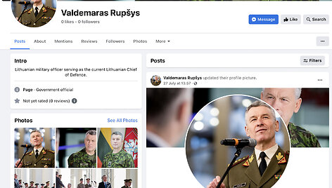 Kai kuriose &bdquo;Valdemaro Rupšio&ldquo; paskyrose nėra nei &bdquo;sekėjų&ldquo;, nei &bdquo;mėgėjų&ldquo; 