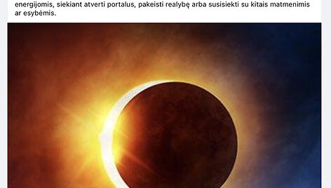 Internautai Saulės užtemimą sieja su įvairiais mistiniais dalykais