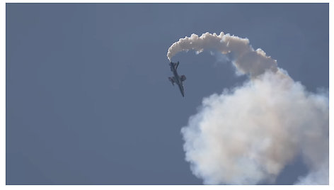 Italijos oro pajėgų lėktuvų grupės „Frecce Tricolori“ šou