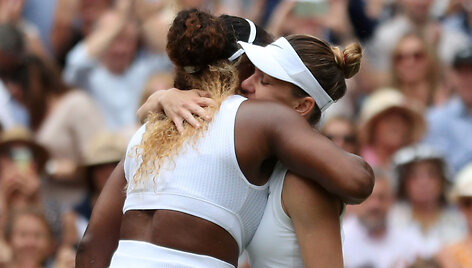 Serena Williams ir Simona Halep