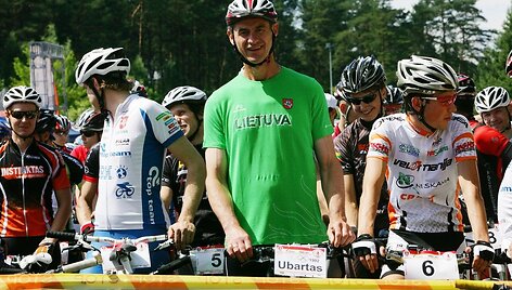 Romas Ubartas dviračių maratono taurės varžybose