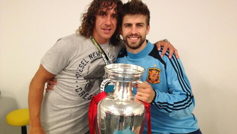 Carlesas Puyolis ir Gerardas Pique