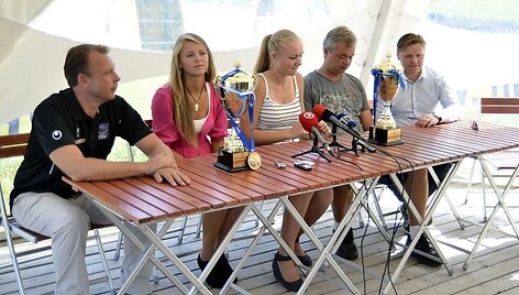 Marius Vasiliauskas, Monika Povilaitytė, Ieva Dumbauskaitė, Tadas Donėla ir Dainius Budrys
