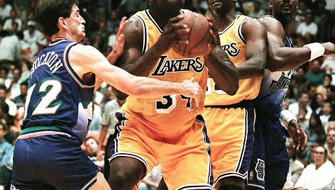 Johnas Stocktonas, Shaquille'as O Nealas, Jerome Kersey ir Karlas Malone