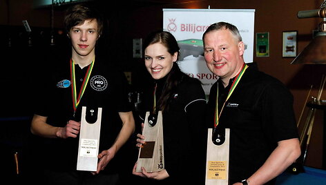 I&scaron; kairės: D. Mineikis, N. Rim&scaron;elienė ir G. Danilevičius