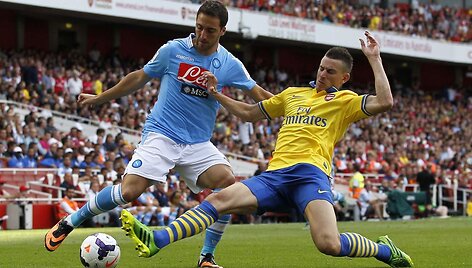 Gonzalo Higuanas ir Laurentas Koscielny 