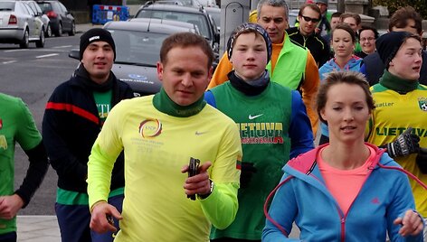 Vasario 16-osios bėgikai Dubline 