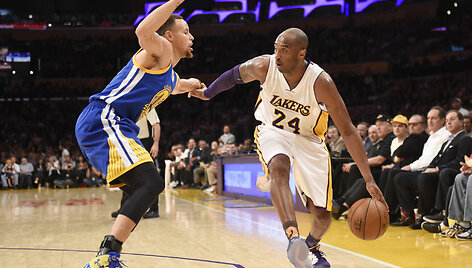 Stephenas Curry ir Kobe Bryantas