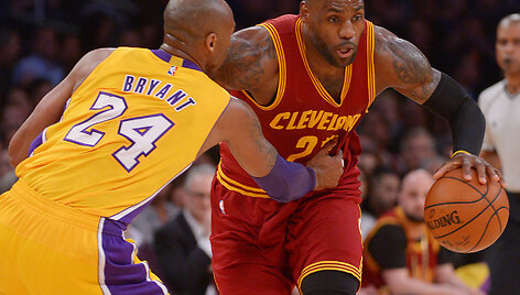 LeBronas Jamesas ir Kobe Bryantas