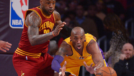 LeBronas Jamesas ir Kobe Bryantas