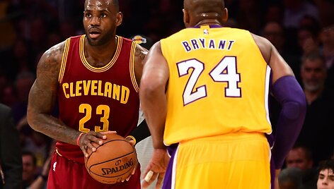 LeBronas Jamesas ir Kobe Bryantas