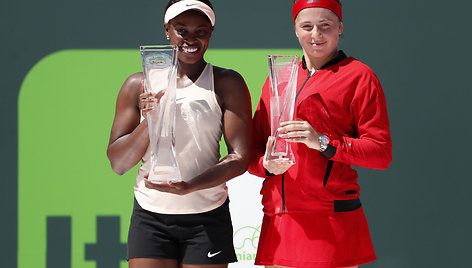 Sloane Stephens ir Jelena Ostapenko