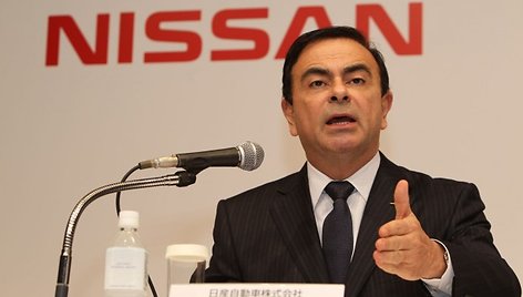 Nissan vadovas Carlos'as Ghosn'as