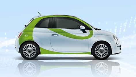 Fiat 500E elektromobilis