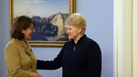 Dalia Grybauskaitė susitiko su Gruzijos užsienio reikalų ministre Maja Pandžikidze