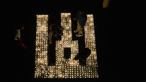 Sausio 13-osios minėjimas Vilniaus Balsių pagrindinėje mokykloje