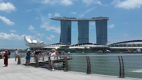 Marine Bay Sands kompleksas su meno ir mokslo centru