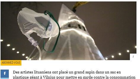 Pasaulio žiniasklaida apie Kalėdas Vilniuje