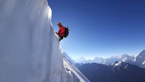 Tado Jer&scaron;ovo ir Vaido &Scaron;ulco kopimas į Lobuche East (6 119 m)