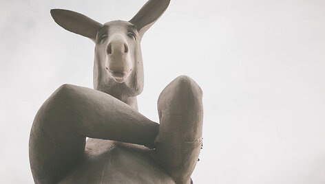 Asilo skulptūra Pakruojo dvare