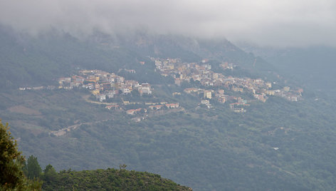 Baunei apylinkės Sardinijoje