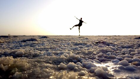 Great Rann of Kutch- druskos dykuma Indijoje