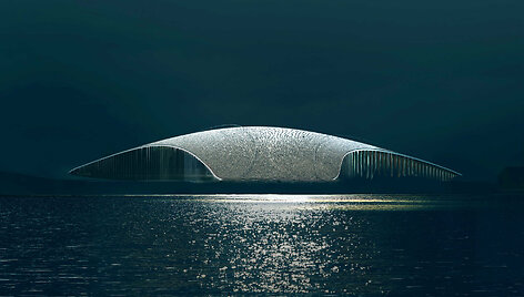 &bdquo;The Whale&ldquo; pastatas Norvegijoje