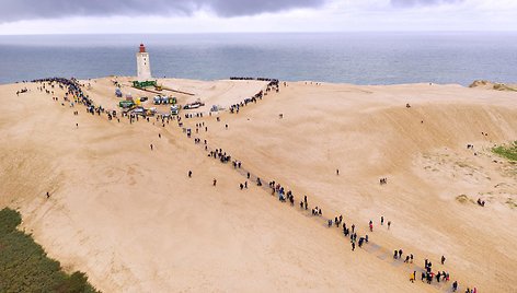 Rubjerg Knude švyturys Danijoje