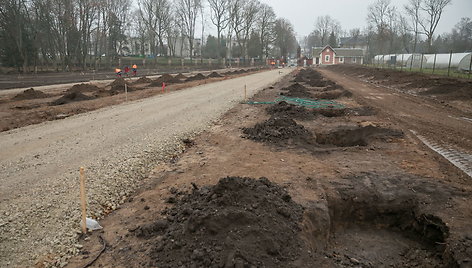 Darbai Trakų Vokės dvaro teritorijoje