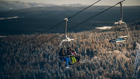 Zieleniec slidinėjimo kurortas Lenkijoje