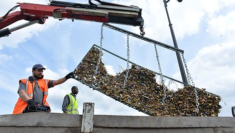 Pont des Arts tiltas Paryžiuje