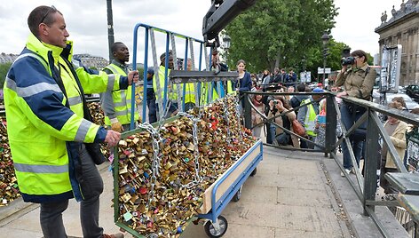 Pont des Arts tiltas Paryžiuje