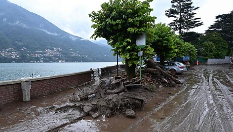 Nuo&scaron;liaužos Italijos &scaron;iaurėje