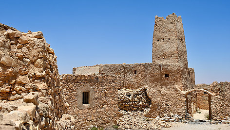 Apleistas berberų kaimelis Jebel Nafusa kalnuose
