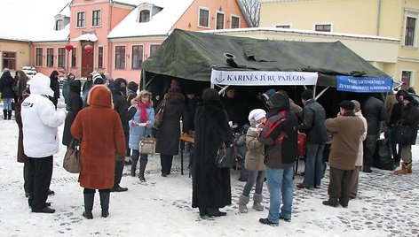 Tradicinis Kalėdinis susibūrimas Klaipėdos miesto Teatro aikštėje