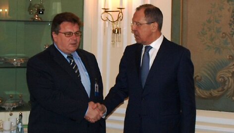 Linas Linkevičius ir Sergejus Lavrovas