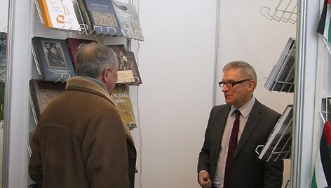 Lietuvos stendas knygų mugėje Minske