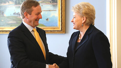 Enda Kenny ir Dalia Grybauskaitė