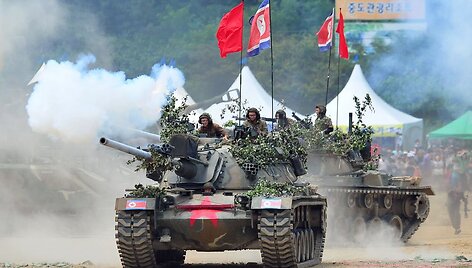 Pietų Korėjos kariuomenės pasirodymas