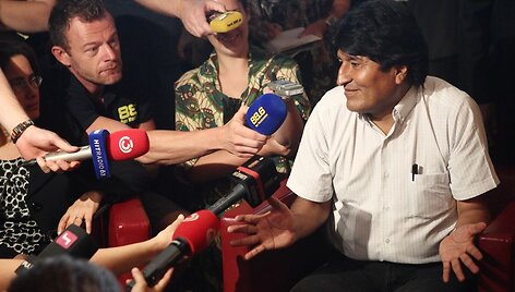 Bolivijos prezidentas Evo Moralesas