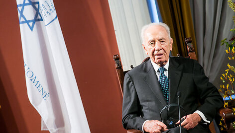 Izraelio prezidentas Shimonas Peresas tapo Vilniaus garbės piliečiu