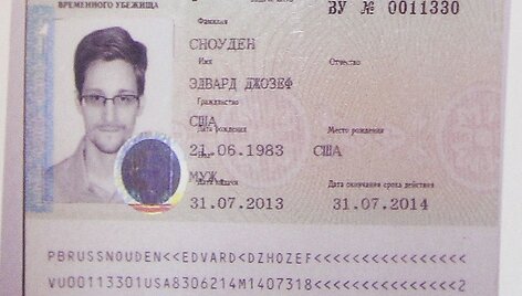 Edwardo Snowdeno rusi&scaron;kas pasas