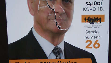 Druskininkuose suniokoti plakatai