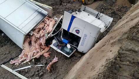 Avarija kelyje &bdquo;Via Baltica&ldquo;