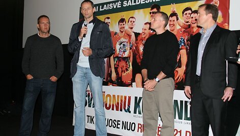 Artūras Karni&scaron;ovas svečiavosi filmo pristatyme