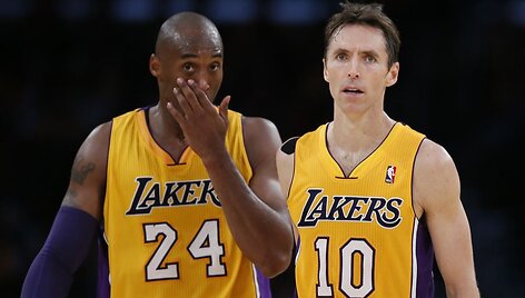 Kobe Bryantas ir Steve`as Nashas