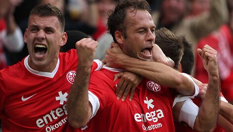 &bdquo;Mainz&ldquo; futbolininkų džiaugsmas